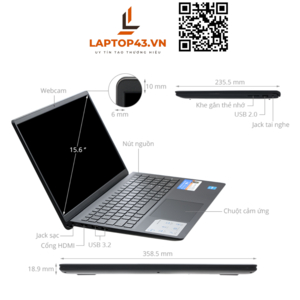 NA Dell inspiron 15-3511 intel core i3-1115G4/ Ram 4g/Ssd 128g/ lcd 15.6 FHD FULL BOX BLACK