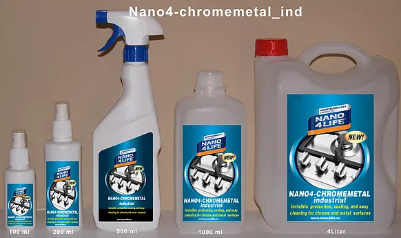 Nano4-Chrom metal: Nano bảo vệ cho kim loại