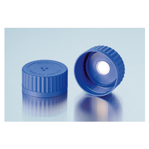 Nắp vặn xanh dương cho chai trung tính GLS 80, có màng lọc - DURAN