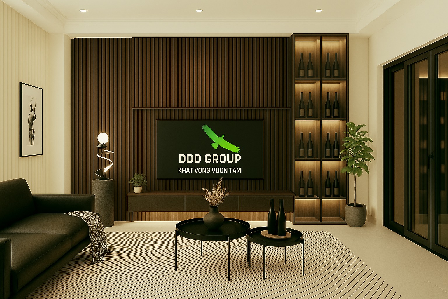 EWHD-Tấm ốp sợi than tre lam 6 sóng