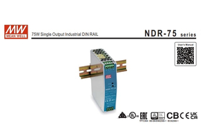 NGUỒN MEAN WELL NDR-75-12, NDR-75-24, NDR-75-48