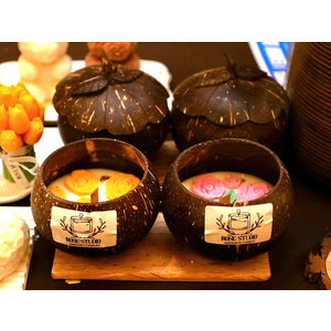 Nến thơm gáo dừa