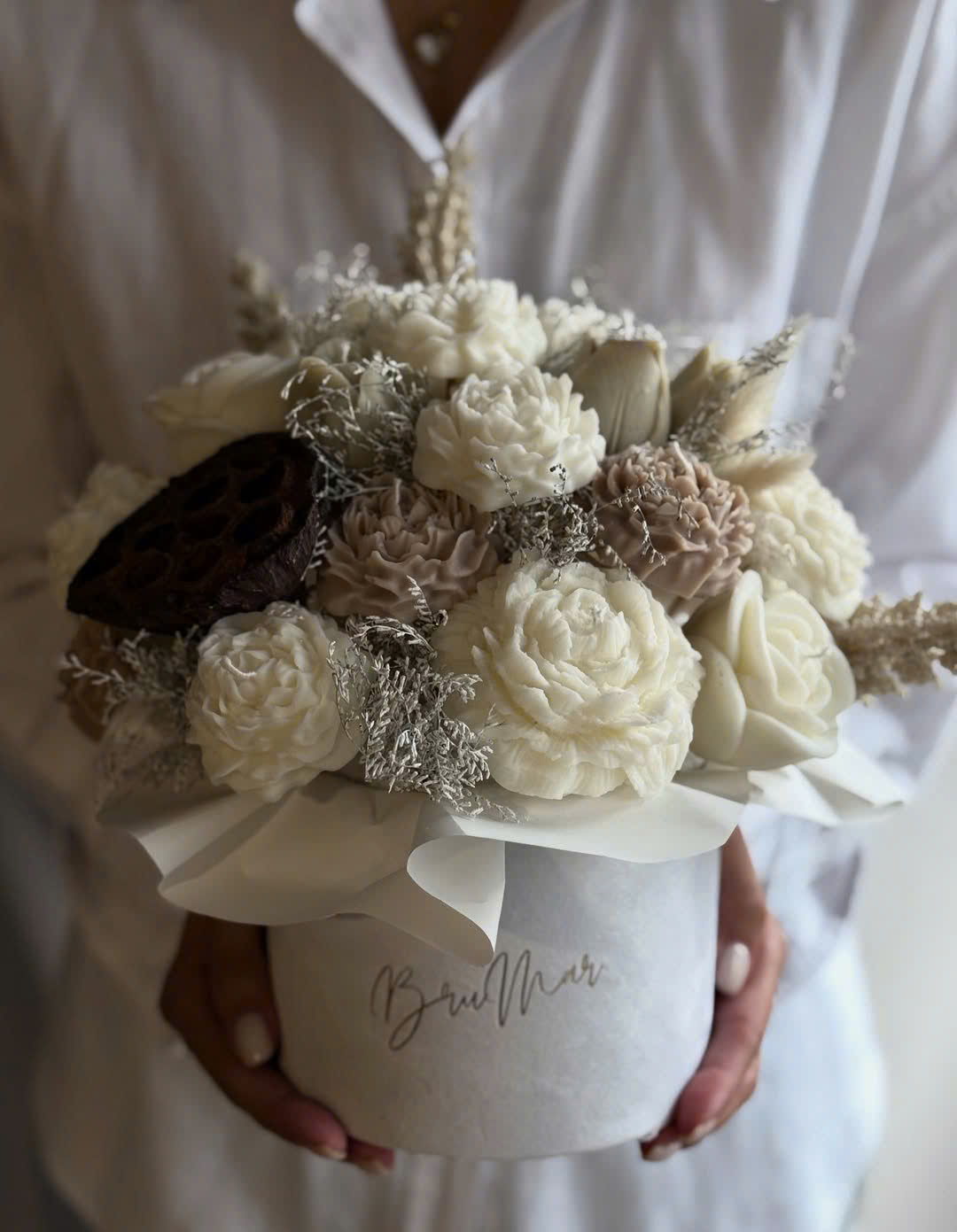 Nến thơm hình chậu hoa (Loại 2)