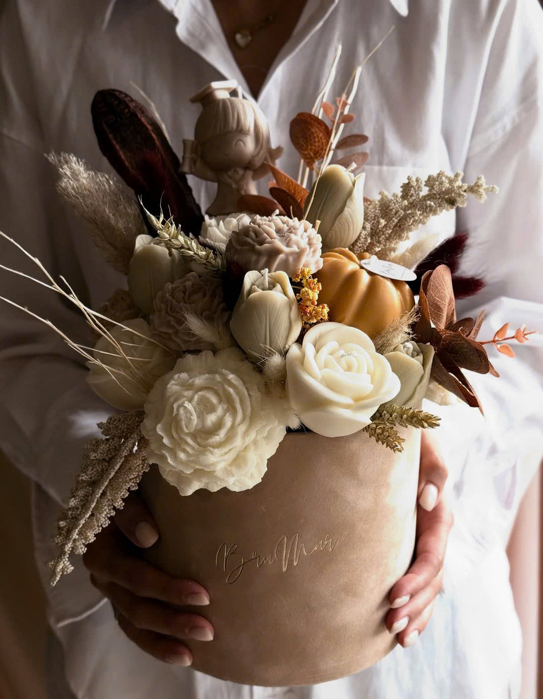 Nến thơm hình chậu hoa (Loại 3)