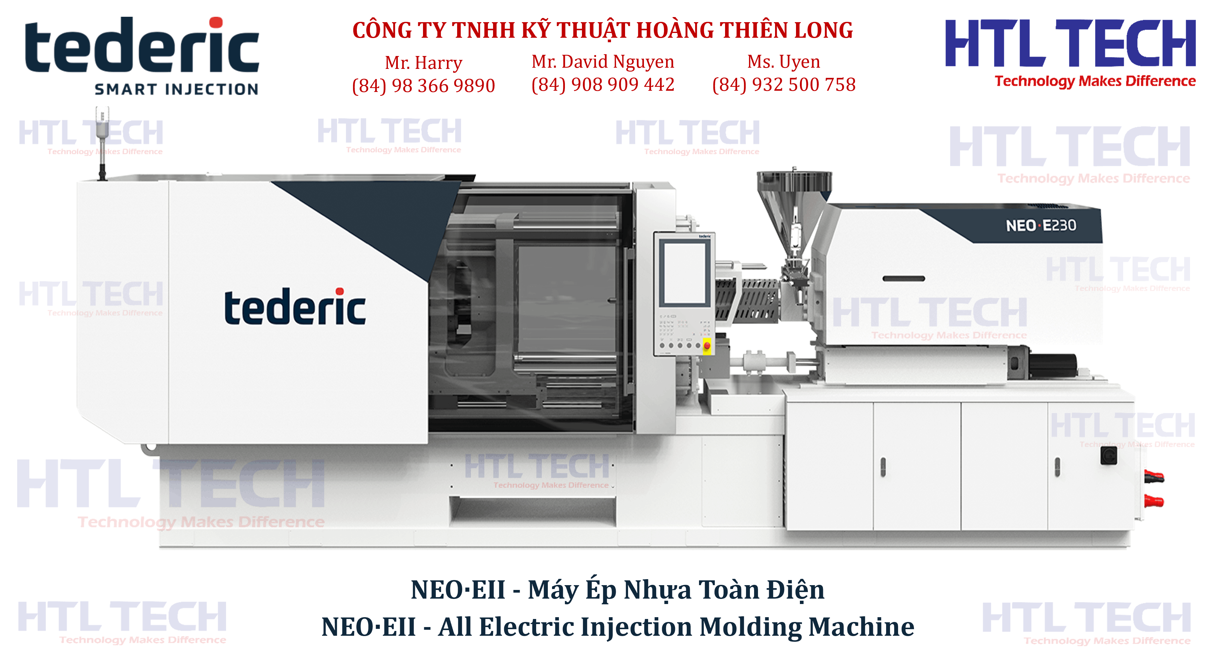 NEO·EII – MÁY ÉP NHỰA TOÀN ĐIỆN TEDERIC