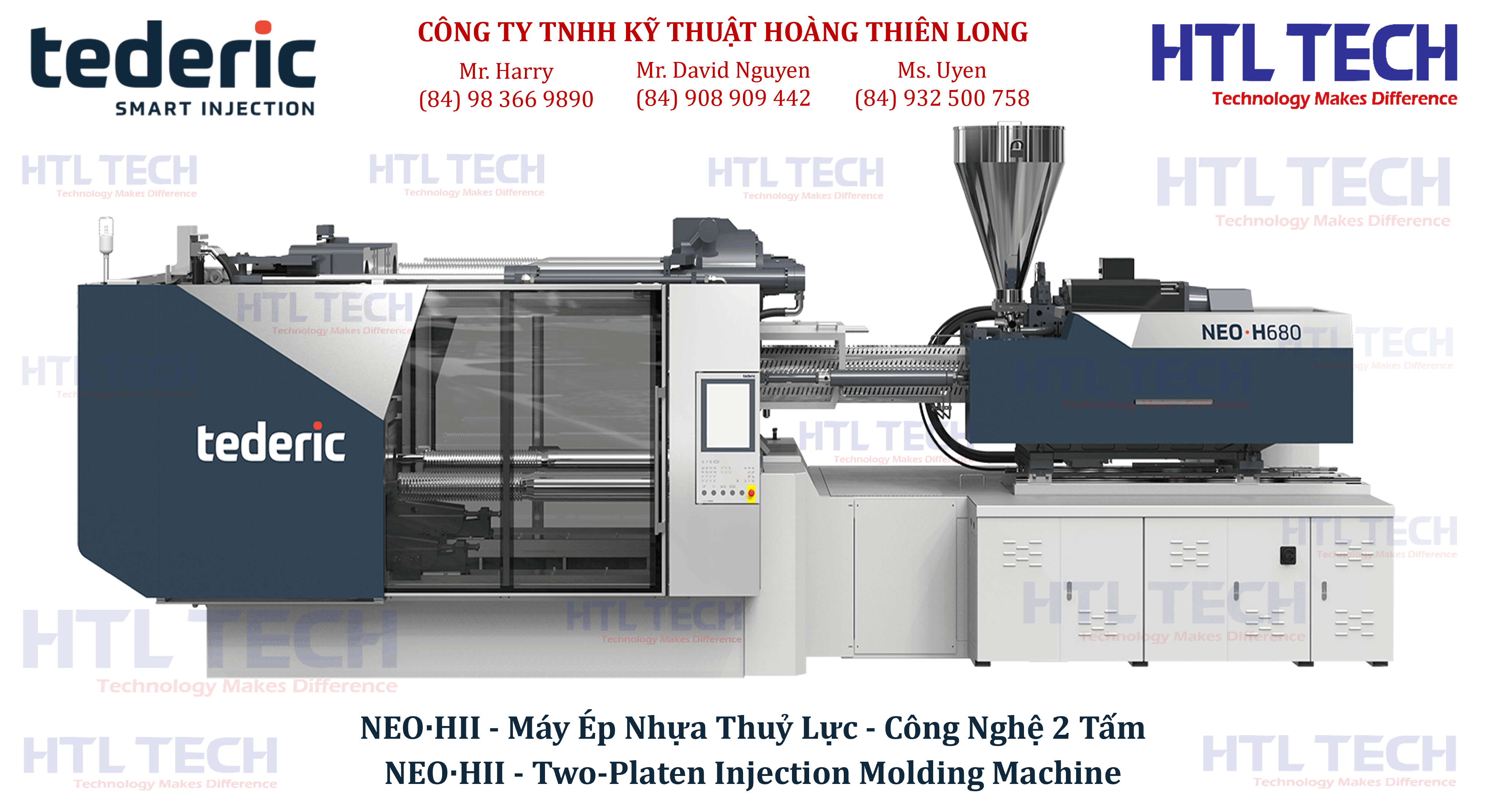 NEO·HII – MÁY ÉP NHỰA THỦY LỰC - CÔNG NGHỆ 2 TẤM