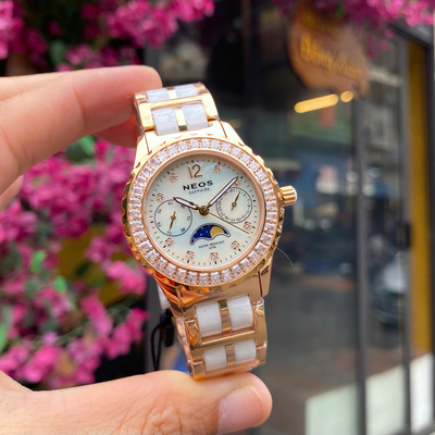 Neos N-20688LA-C: Tuyệt Tác Moonphase – Khi Trăng Sao Ngự Trị Trên Cổ Tay Phái Đẹp