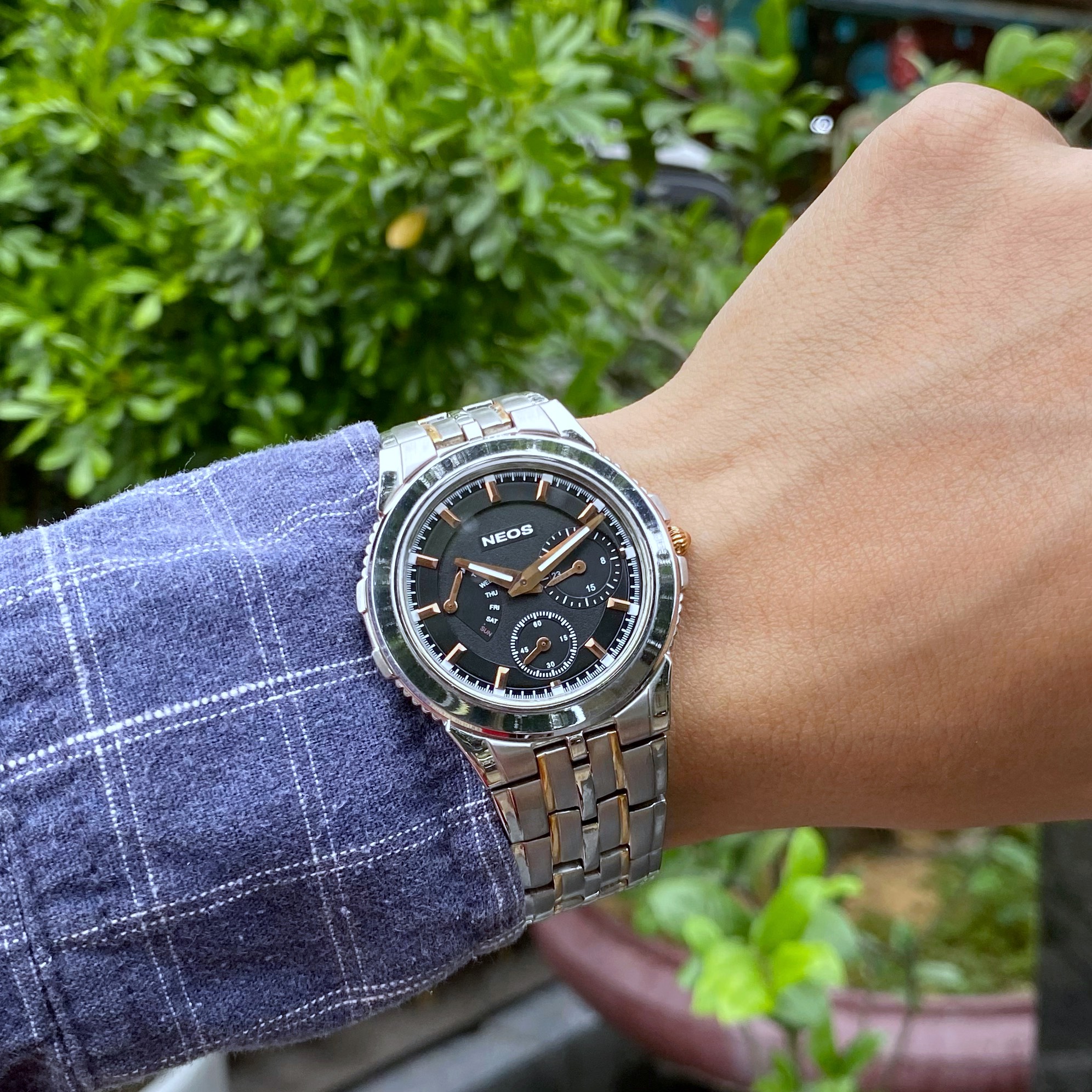 ĐỒNG HỒ NEOS 5 KIM N-30790M | SKRD