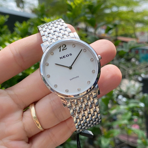 ĐỒNG HỒ NAM NEOS SIÊU MỎNG N-40577M DÂY THÉP TRẮNG