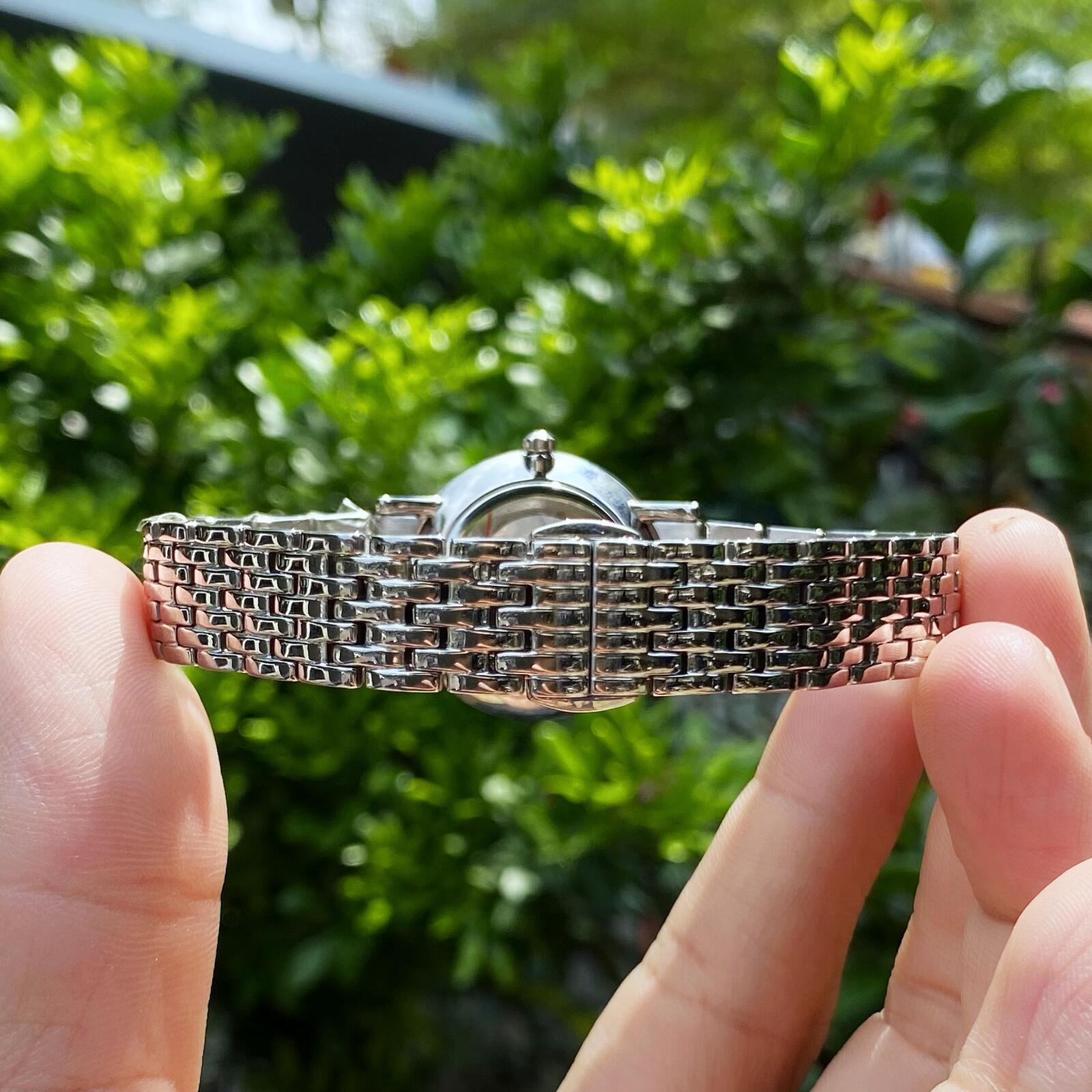 Đồng hồ Đôi Neos N-40577A Dây Thép Trắng