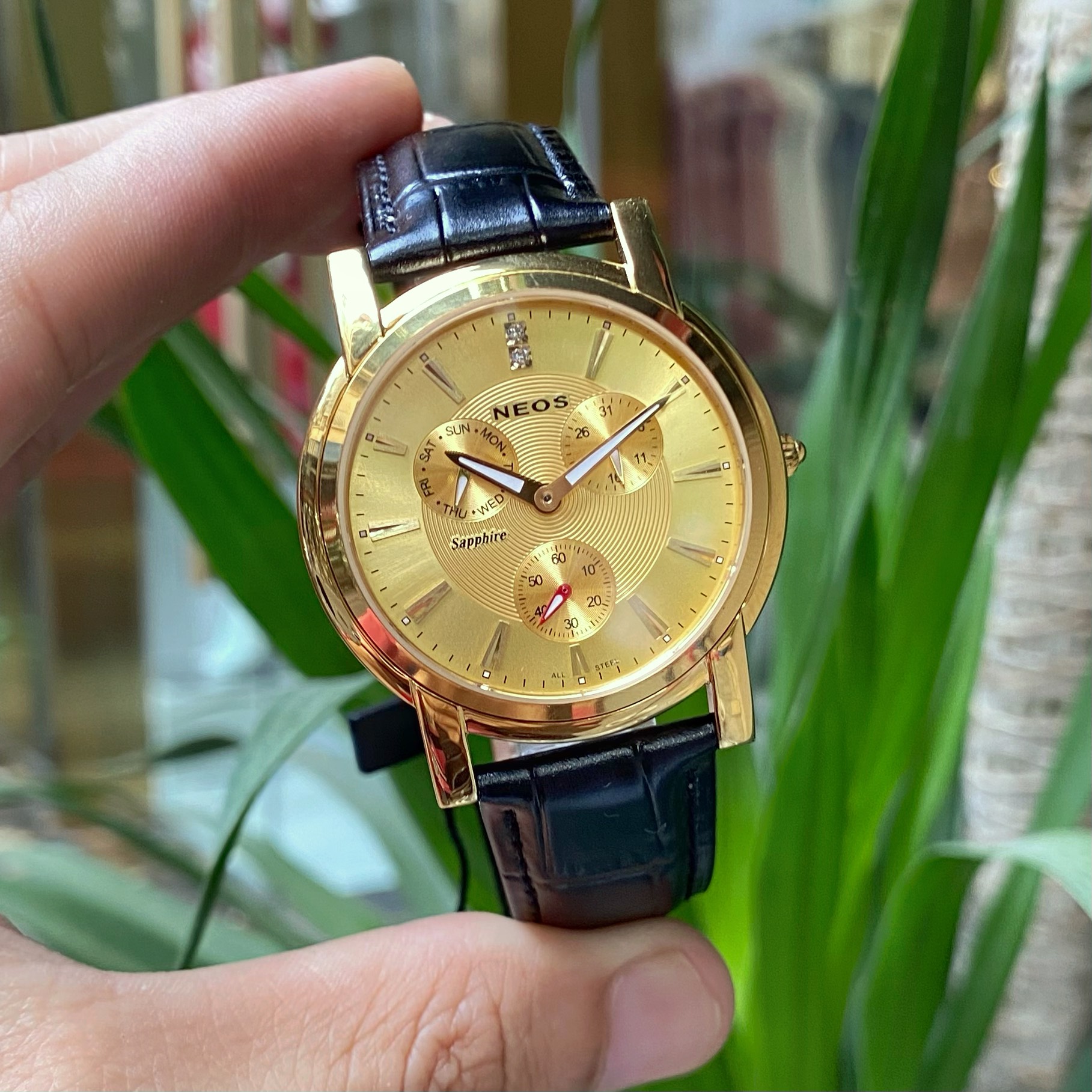 Đồng hồ Neos 5 kim N-40642M | LKV