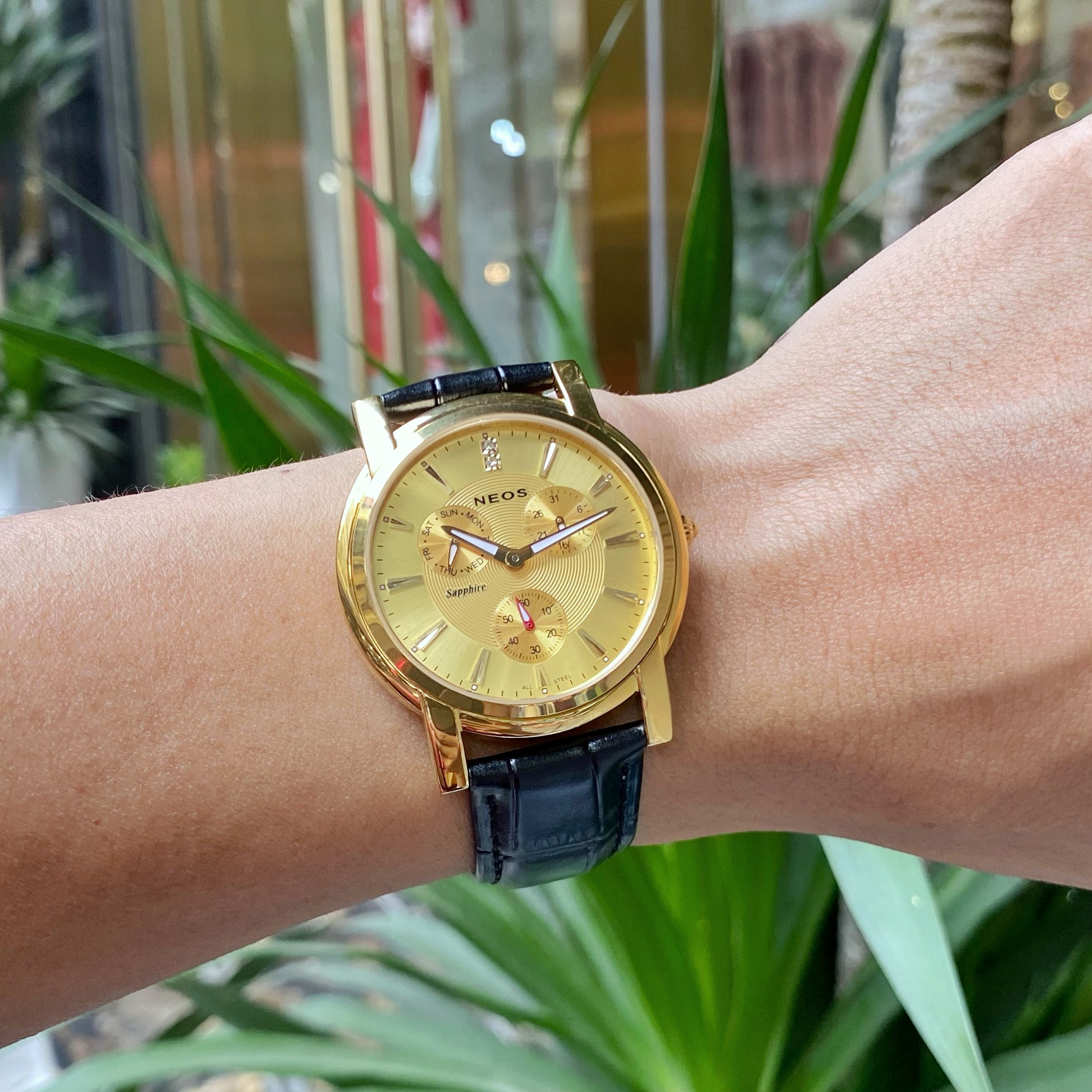 Đồng hồ Neos 5 kim N-40642M | LKV