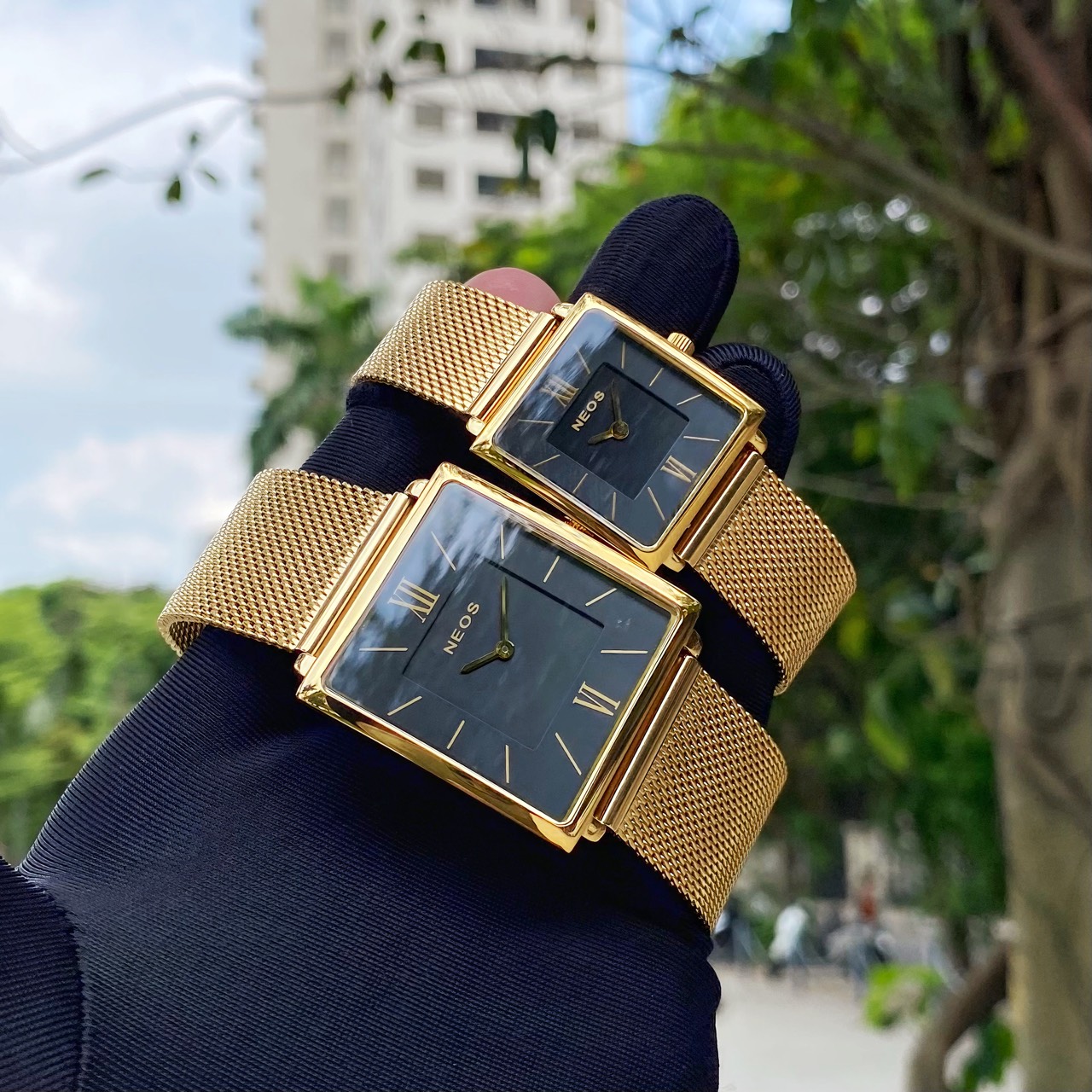ĐỒNG HỒ NEOS DÂY LƯỚI N-40674M và NEOS N-40674L CHÍNH HÃNG