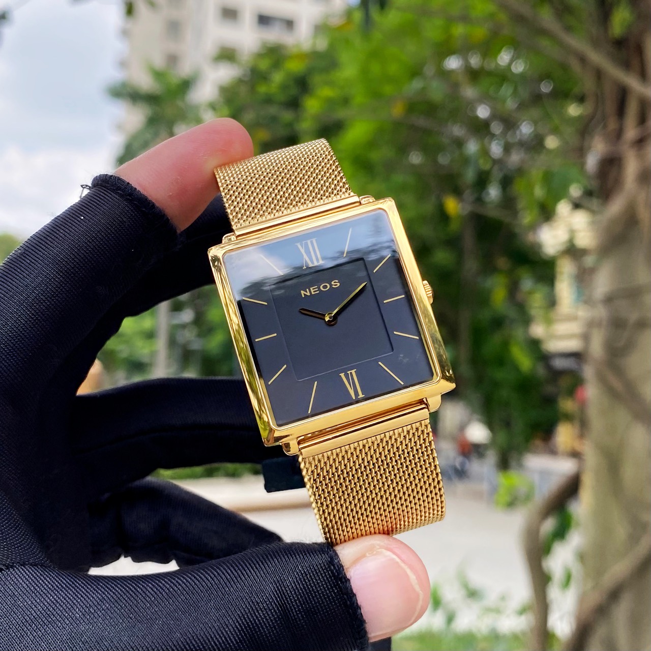 ĐỒNG HỒ NEOS NAM DÂY LƯỚI N-40674M CHÍNH HÃNG