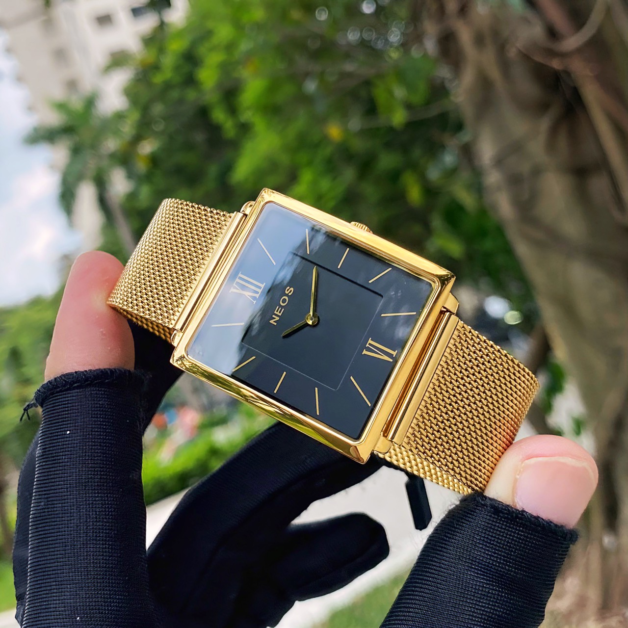 ĐỒNG HỒ NEOS NAM DÂY LƯỚI N-40674M CHÍNH HÃNG