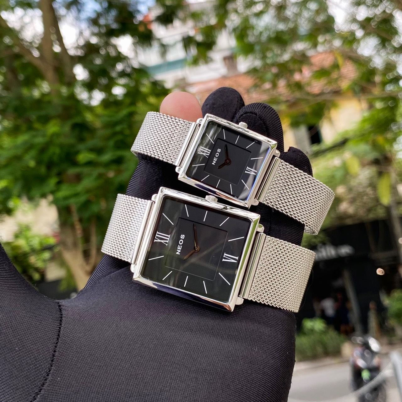 ĐỒNG HỒ NEOS DÂY LƯỚI N-40674M và NEOS N-40674L CHÍNH HÃNG