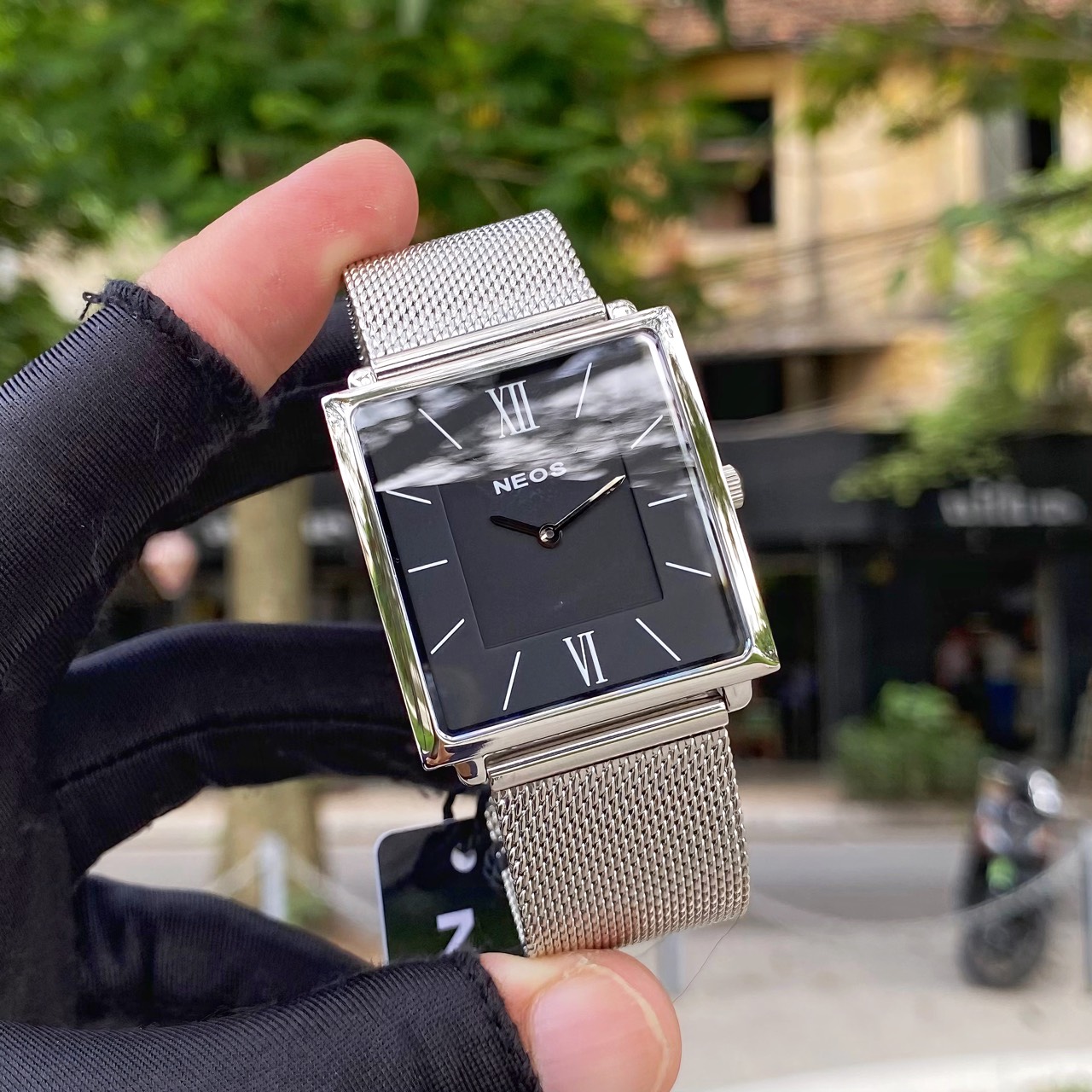 ĐỒNG HỒ NEOS NAM DÂY LƯỚI N-40674M CHÍNH HÃNG