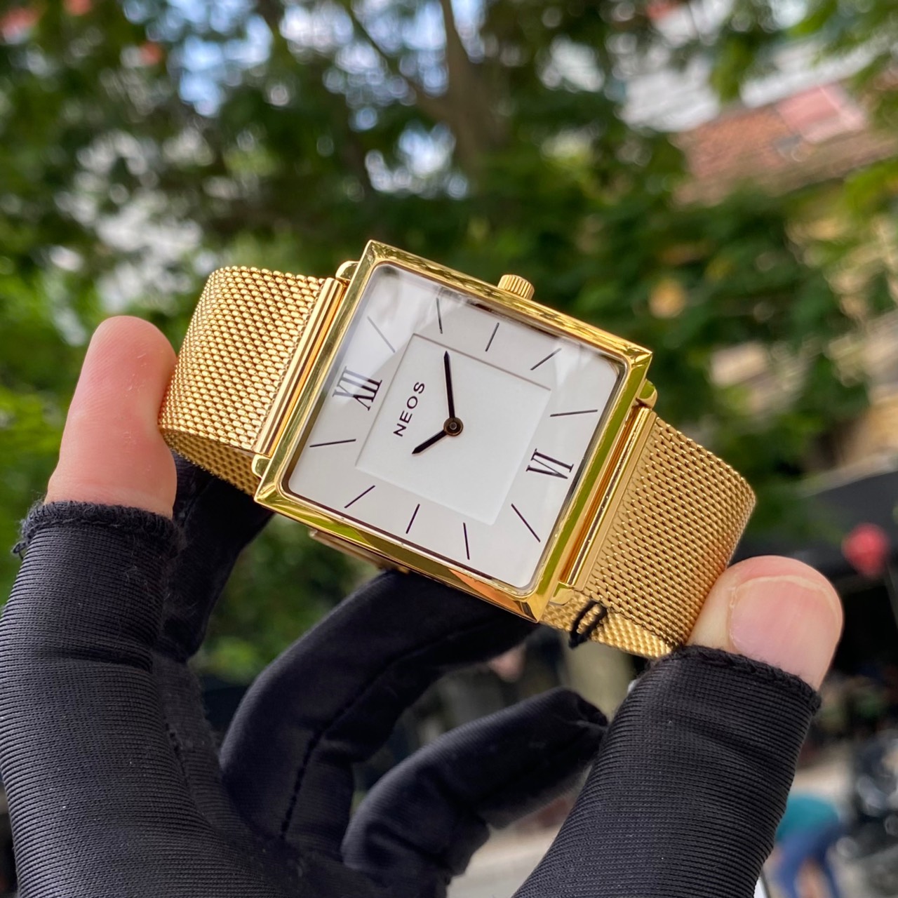 ĐỒNG HỒ NEOS NAM DÂY LƯỚI N-40674M CHÍNH HÃNG