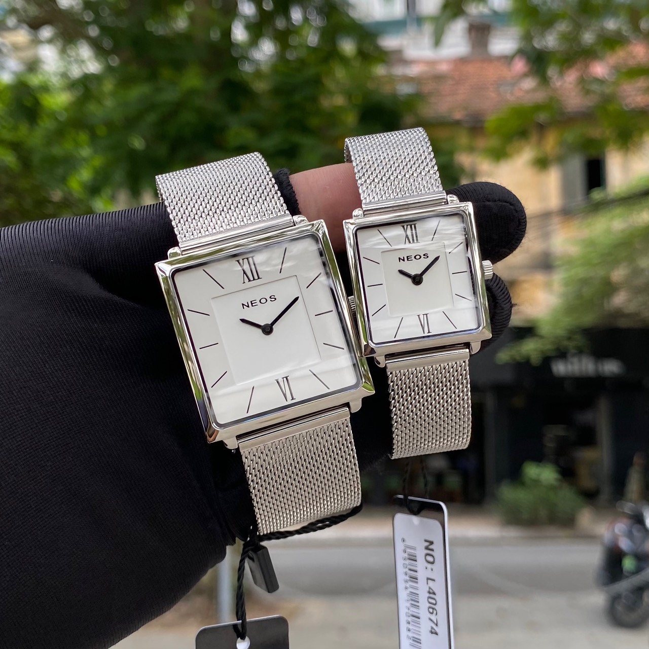 ĐỒNG HỒ NEOS DÂY LƯỚI N-40674M và NEOS N-40674L CHÍNH HÃNG