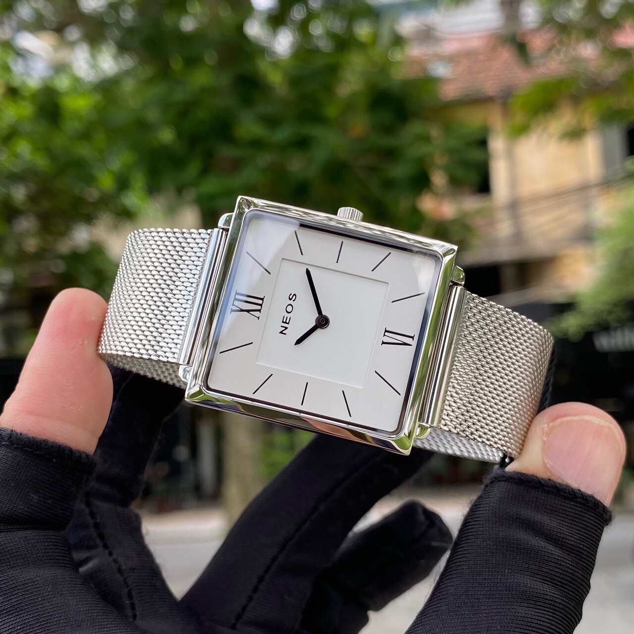 ĐỒNG HỒ NEOS NAM DÂY LƯỚI N-40674M CHÍNH HÃNG