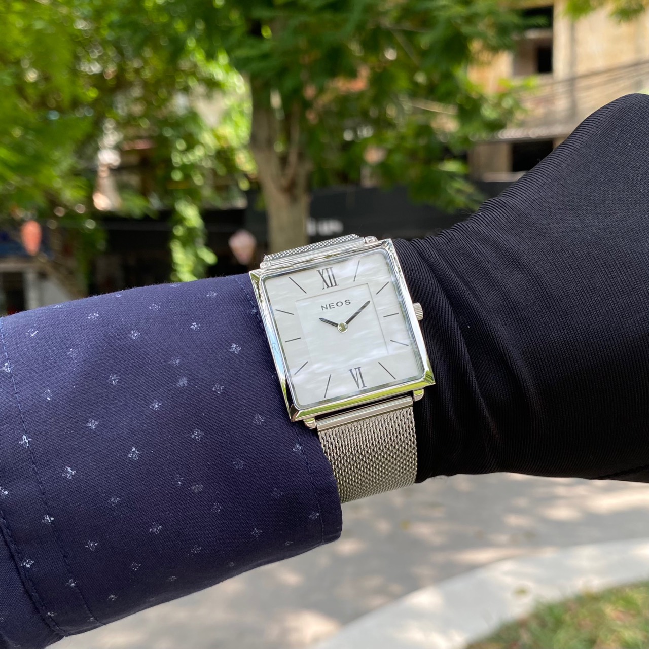 ĐỒNG HỒ NEOS NAM DÂY LƯỚI N-40674M CHÍNH HÃNG