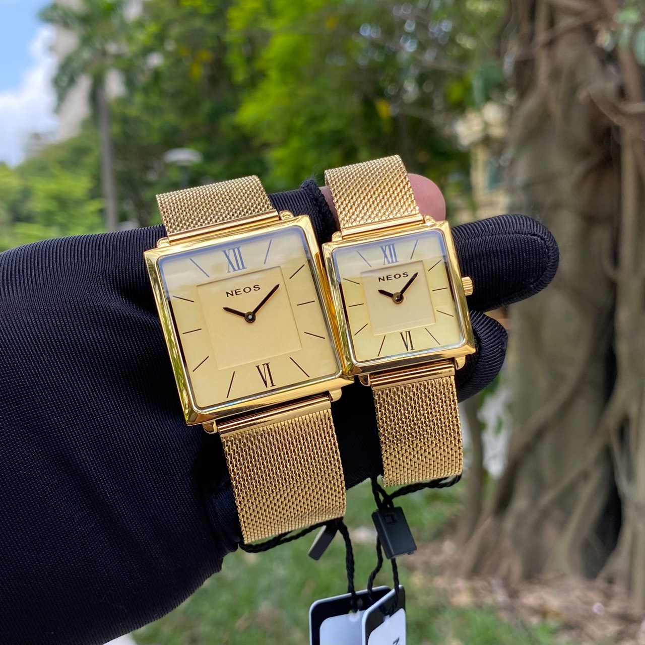 ĐỒNG HỒ NEOS DÂY LƯỚI N-40674M và NEOS N-40674L CHÍNH HÃNG