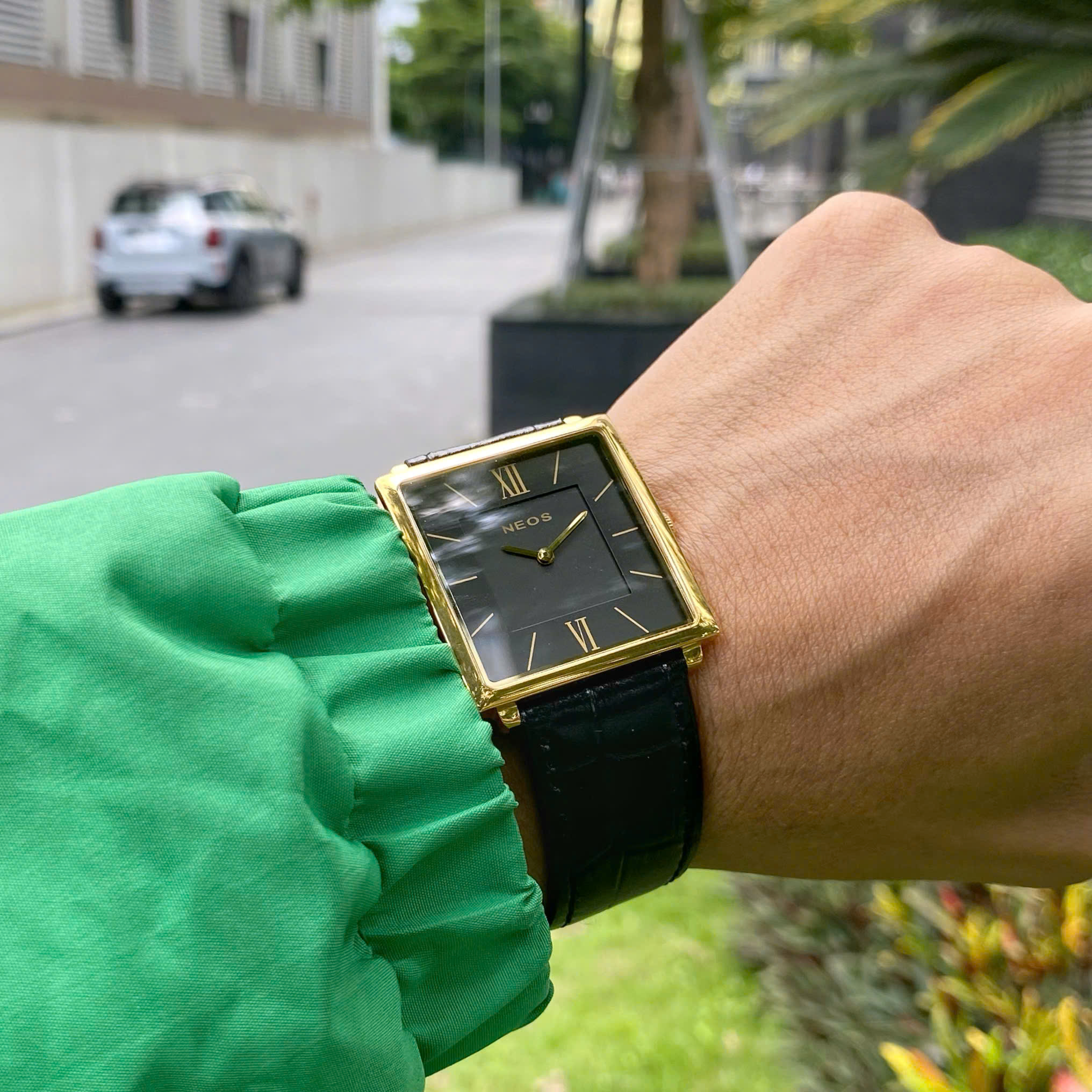 ĐỒNG HỒ NEOS DÂY DA N-40674M