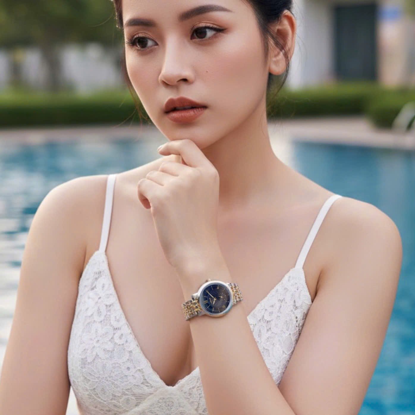 ĐỒNG HỒ NEOS NỮ KIM RỐN N-40675L