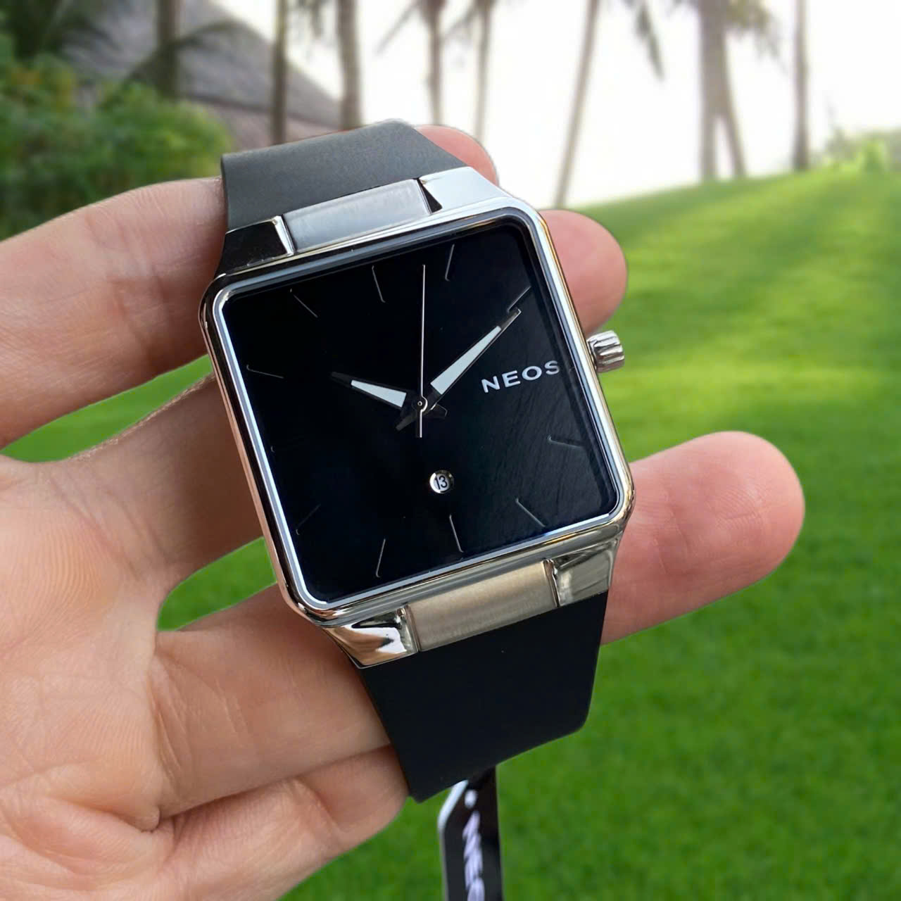 Đồng hồ Neos Ultra Slim N-40704M Dây Cao Su