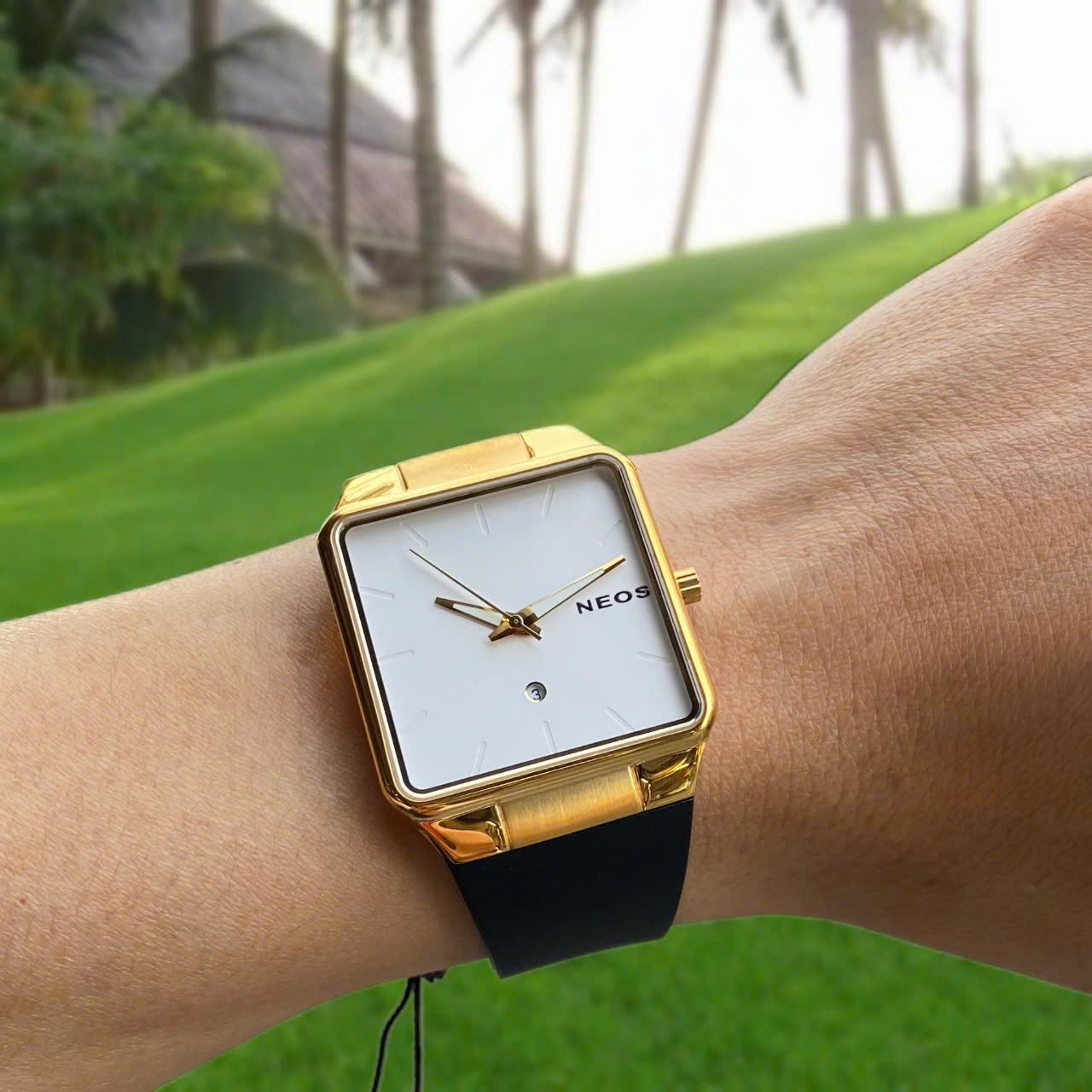 Đồng hồ Neos Ultra Slim N-40704M Dây Cao Su