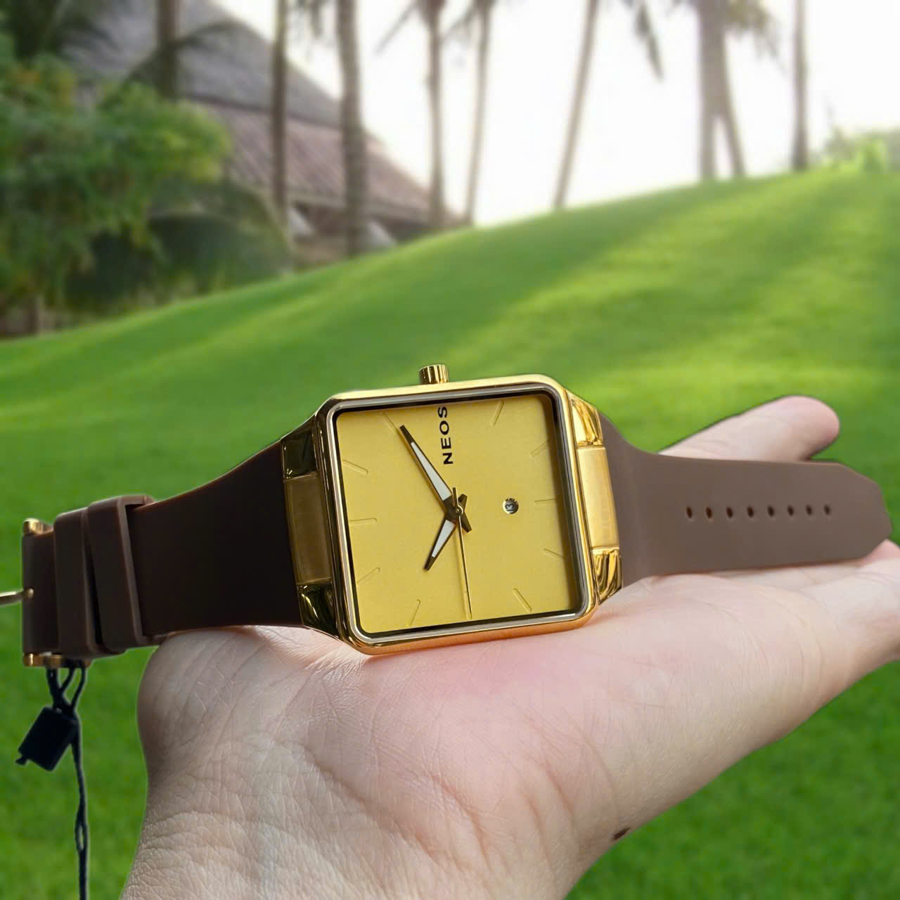 Đồng hồ Neos Ultra Slim N-40704M Dây Cao Su