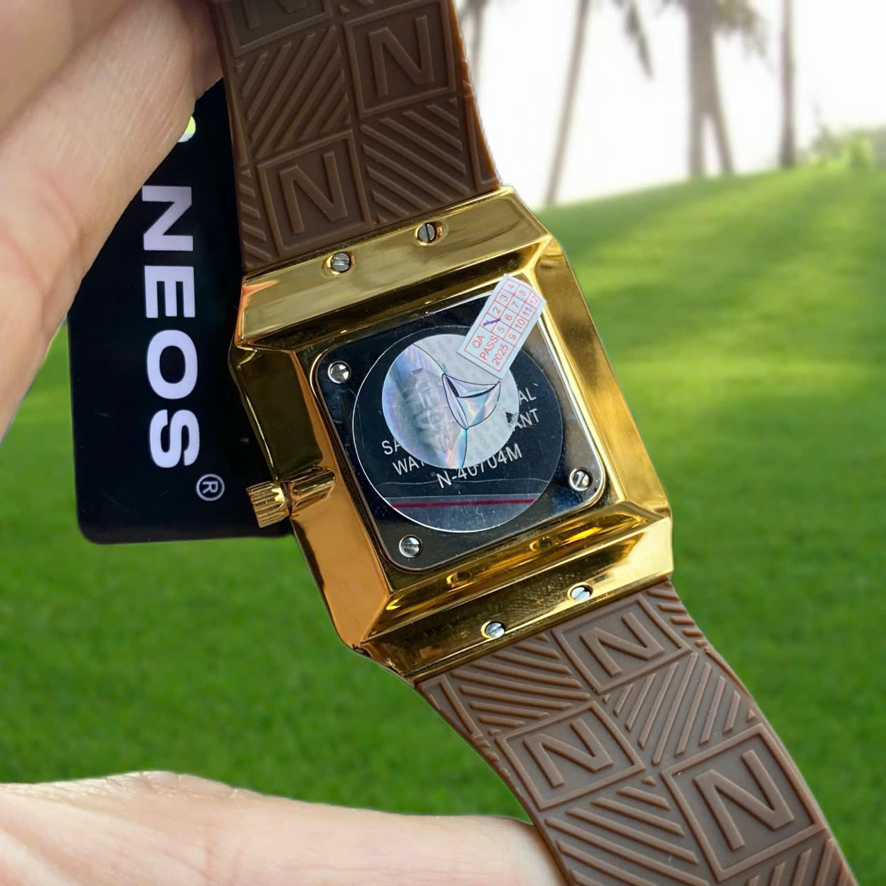 Đồng hồ Neos Ultra Slim N-40704M Dây Cao Su