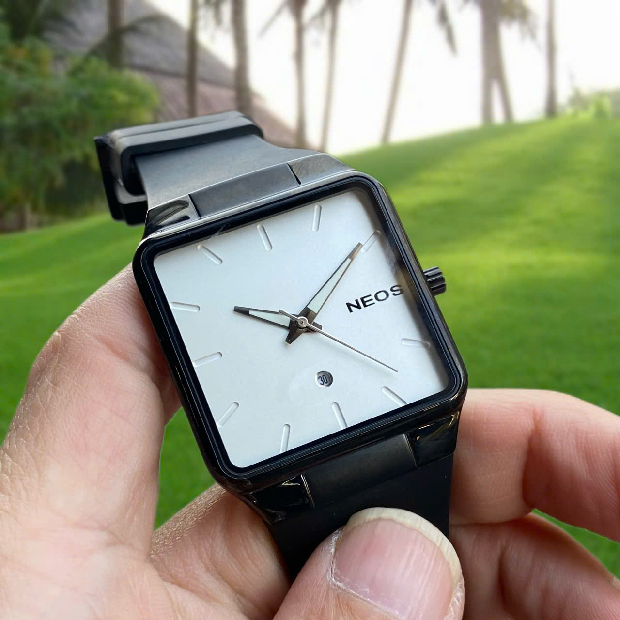 Đồng hồ Neos Ultra Slim N-40704M Dây Cao Su