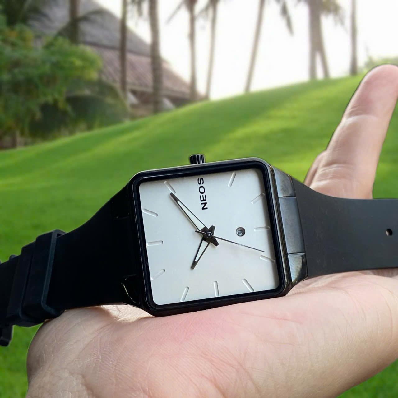 Đồng hồ Neos Ultra Slim N-40704M Dây Cao Su