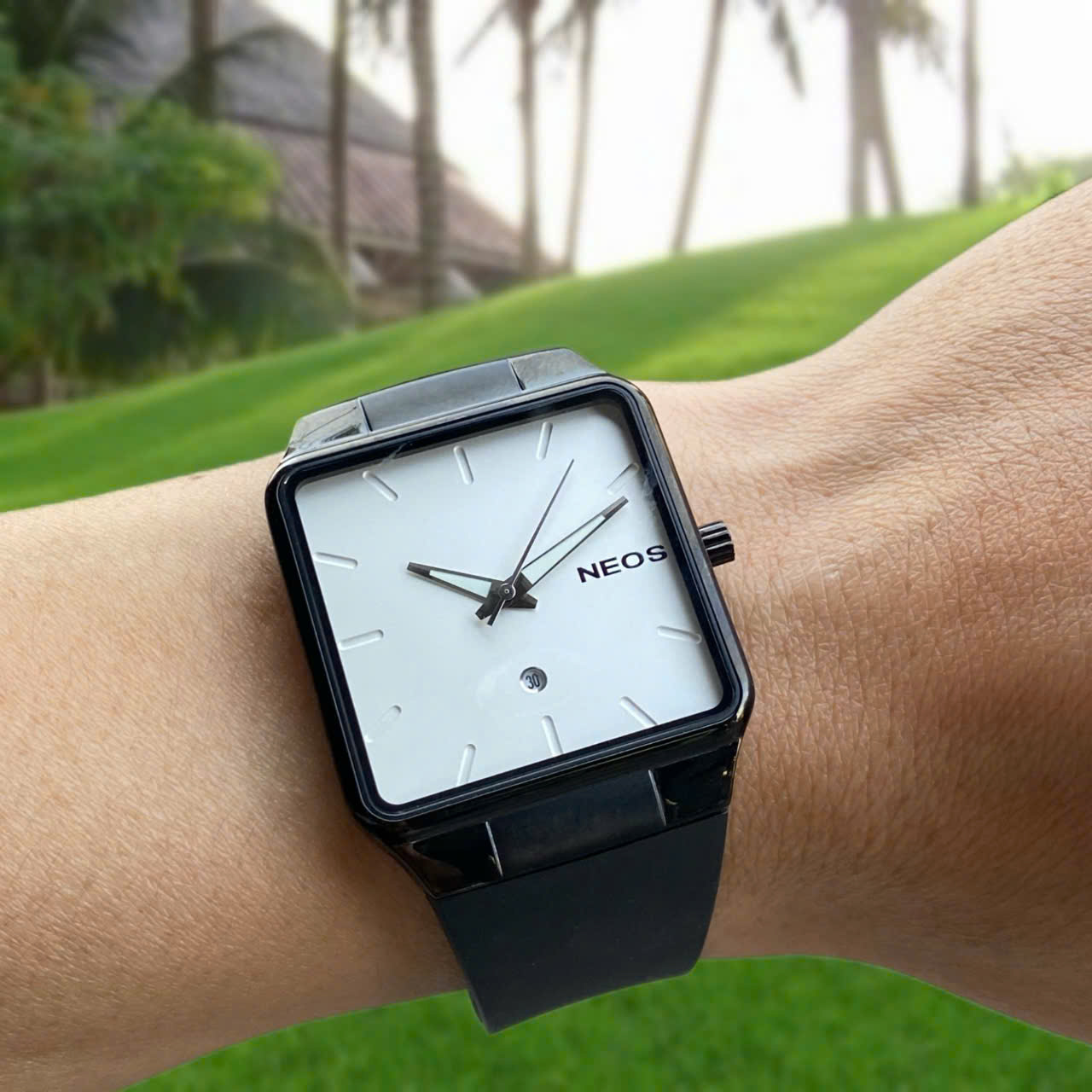 Đồng hồ Neos Ultra Slim N-40704M Dây Cao Su