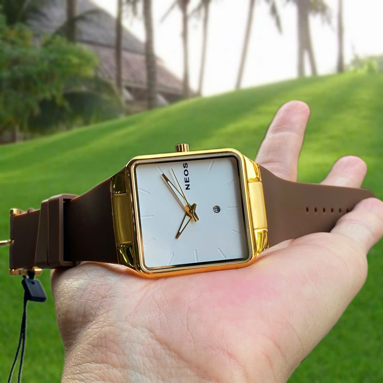 Đồng hồ Neos Ultra Slim N-40704M Dây Cao Su