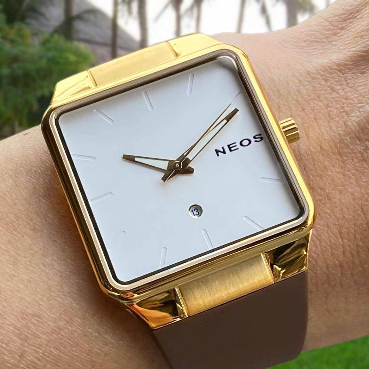 Đồng hồ Neos Ultra Slim N-40704M Dây Cao Su