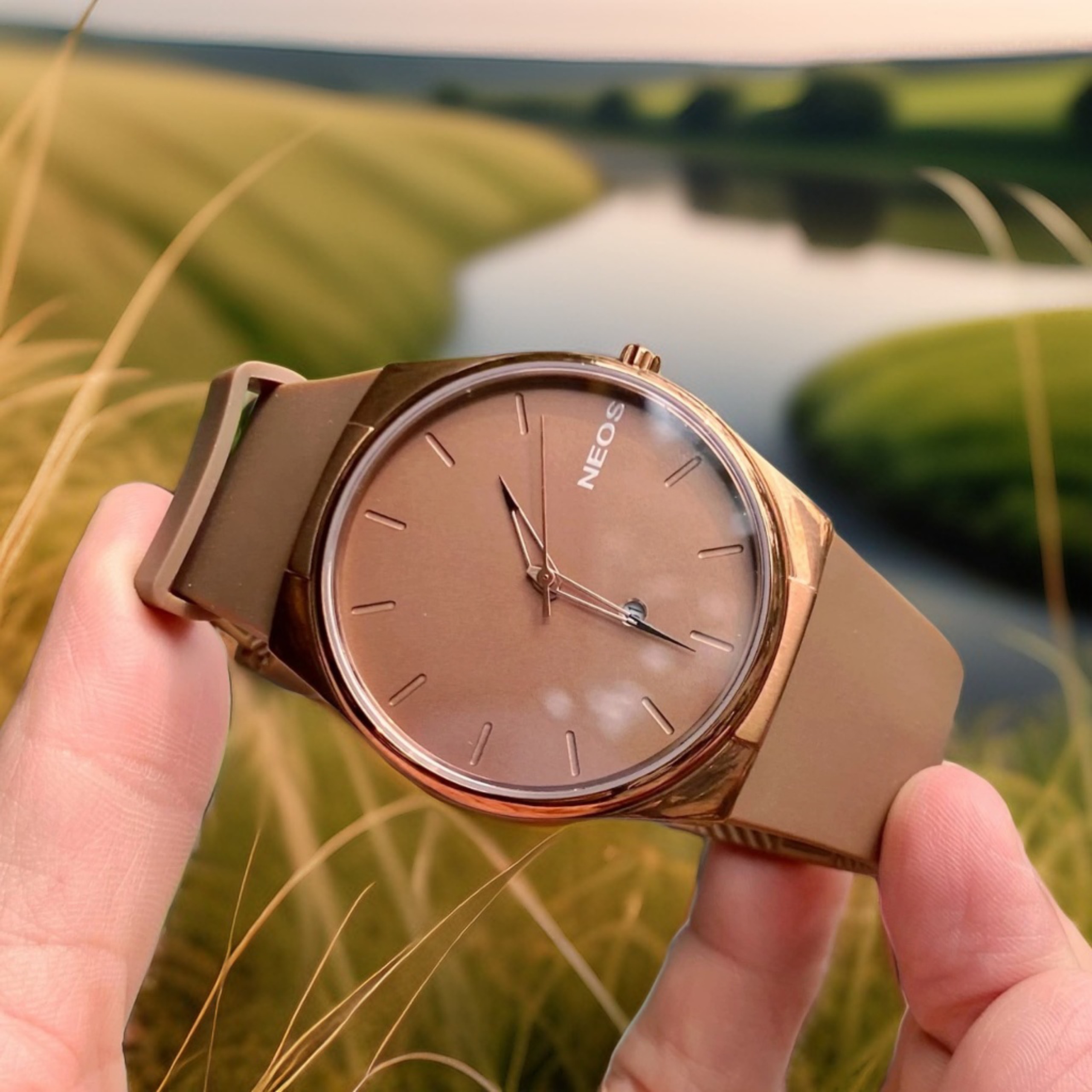 Đồng hồ Neos N-40713M Dây Cao Su Non