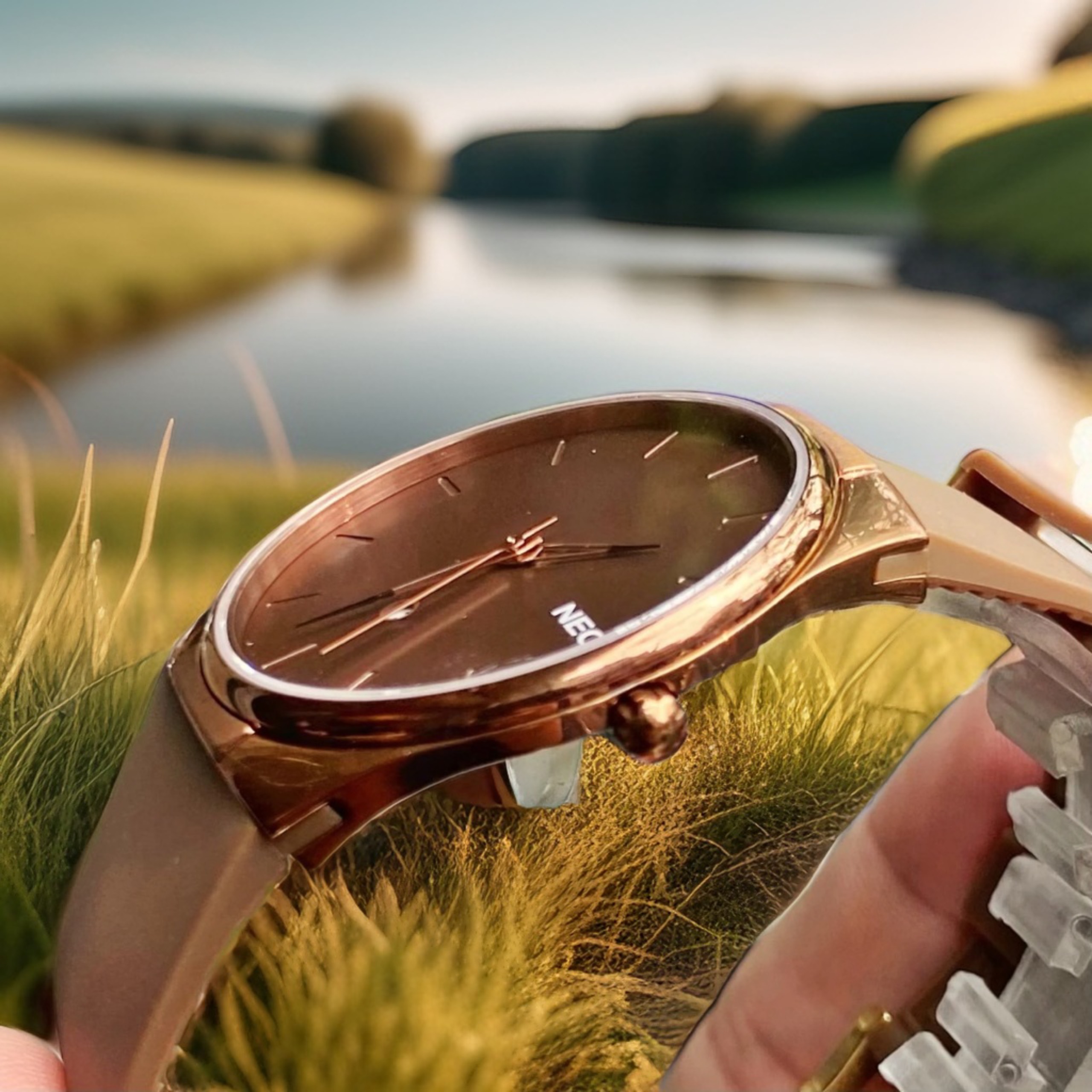 Đồng hồ Neos N-40713M Dây Cao Su Non