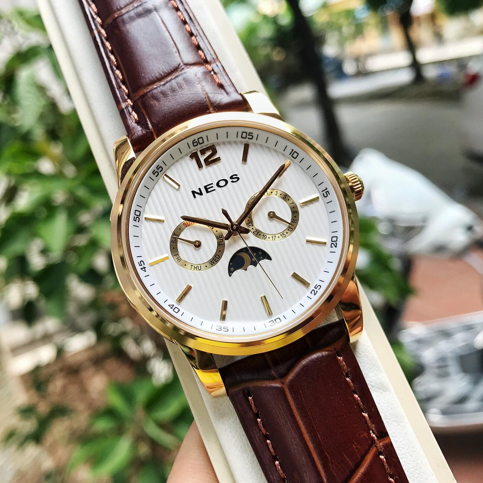 ĐỒNG HỒ NEOS DÂY THÉP LƯỚI N-40716M CHÍNH HÃNG