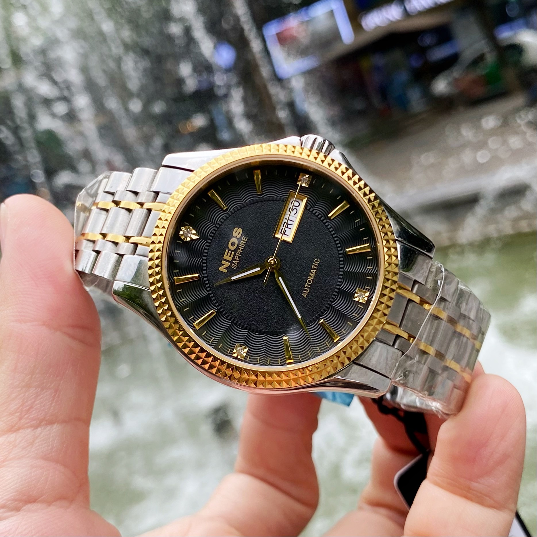 ĐỒNG HỒ CƠ 2 LỊCH NEOS N-90105M CHÍNH HÃNG