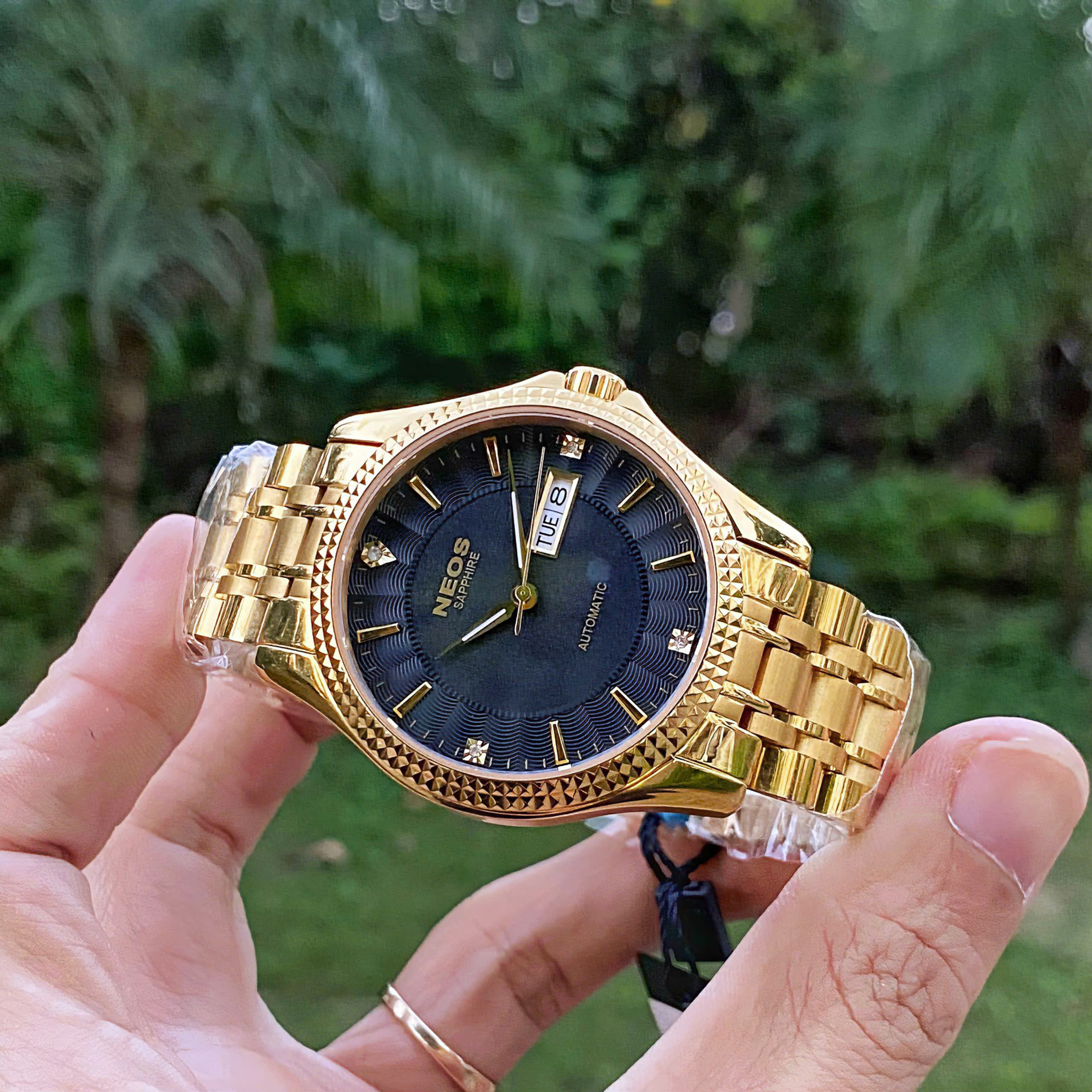 ĐỒNG HỒ CƠ 2 LỊCH NEOS N-90105M CHÍNH HÃNG