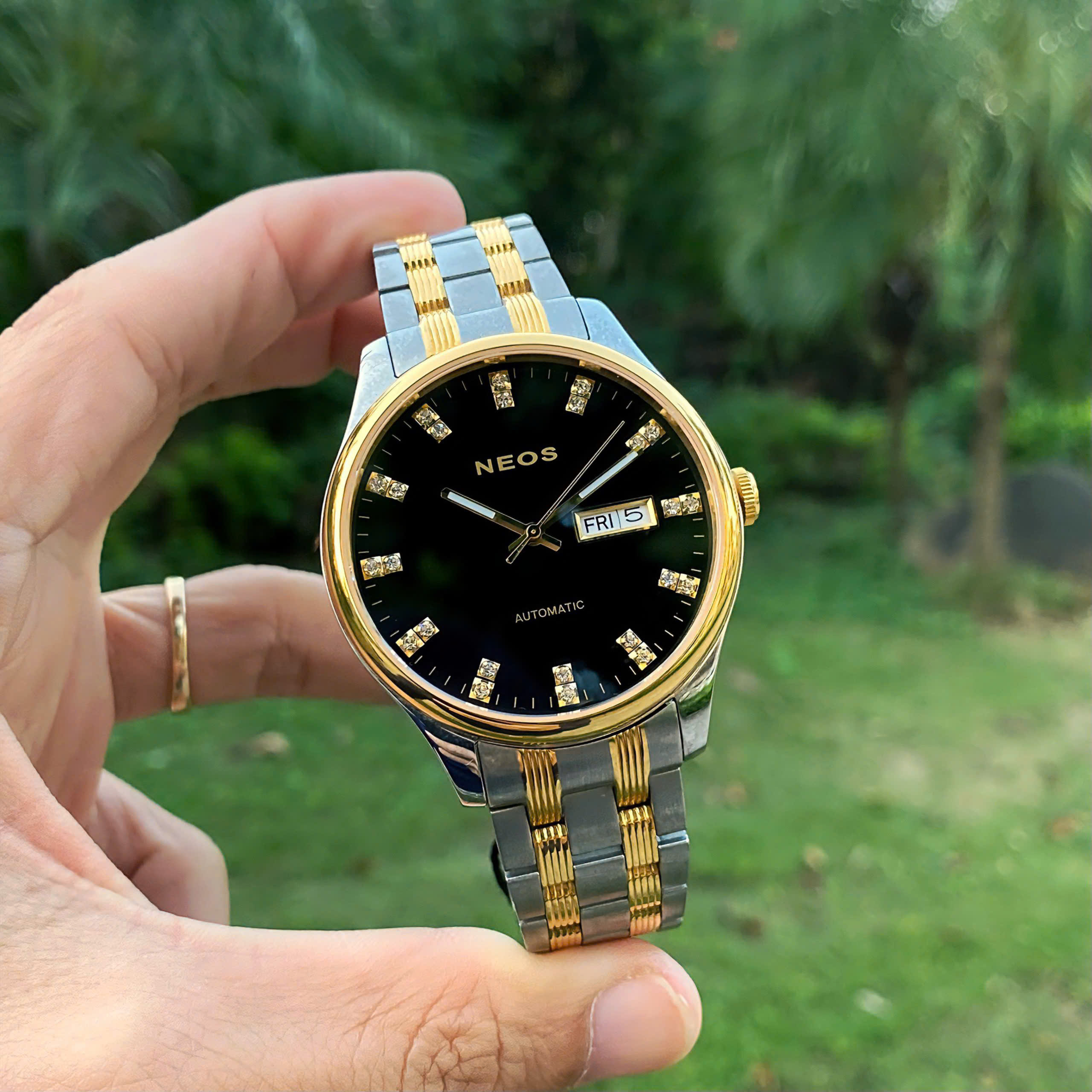 ĐỒNG HỒ CƠ DOANH NHÂN NEOS N-90118M CHÍNH HÃNG