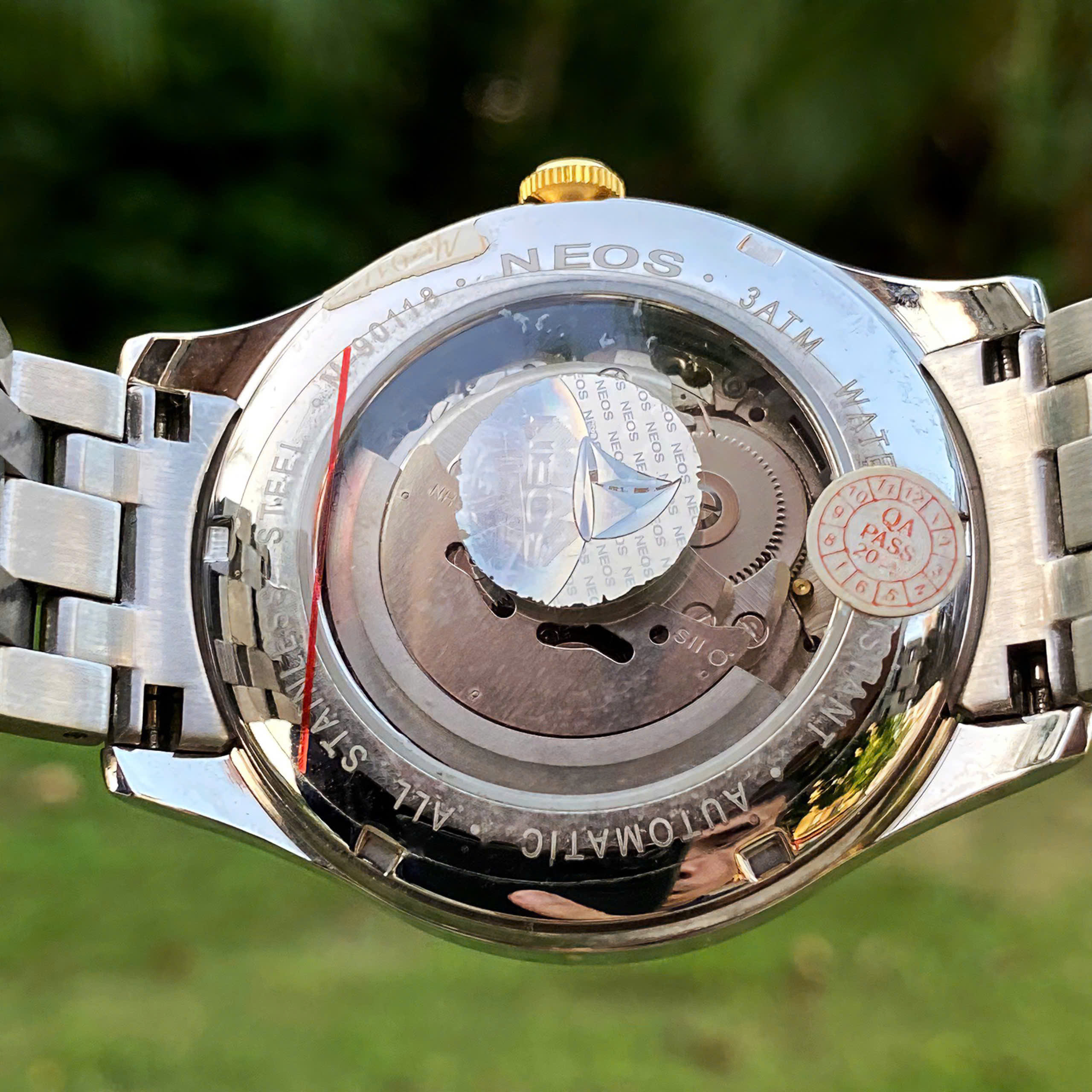 ĐỒNG HỒ CƠ DOANH NHÂN NEOS N-90118M CHÍNH HÃNG