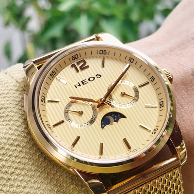 ĐỒNG HỒ NEOS DÂY THÉP LƯỚI N-40716M CHÍNH HÃNG