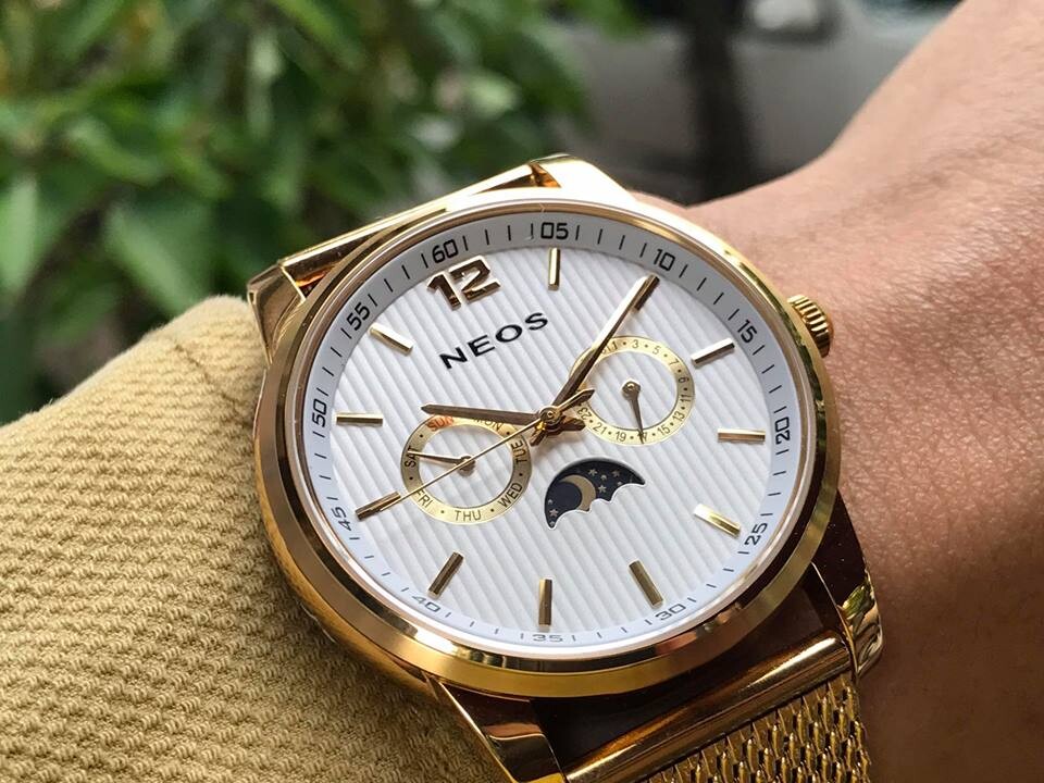 ĐỒNG HỒ NEOS DÂY THÉP LƯỚI N-40716M CHÍNH HÃNG