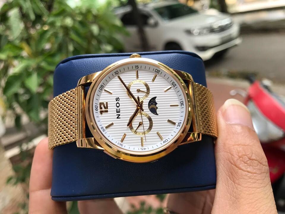 ĐỒNG HỒ NEOS DÂY THÉP LƯỚI N-40716M CHÍNH HÃNG