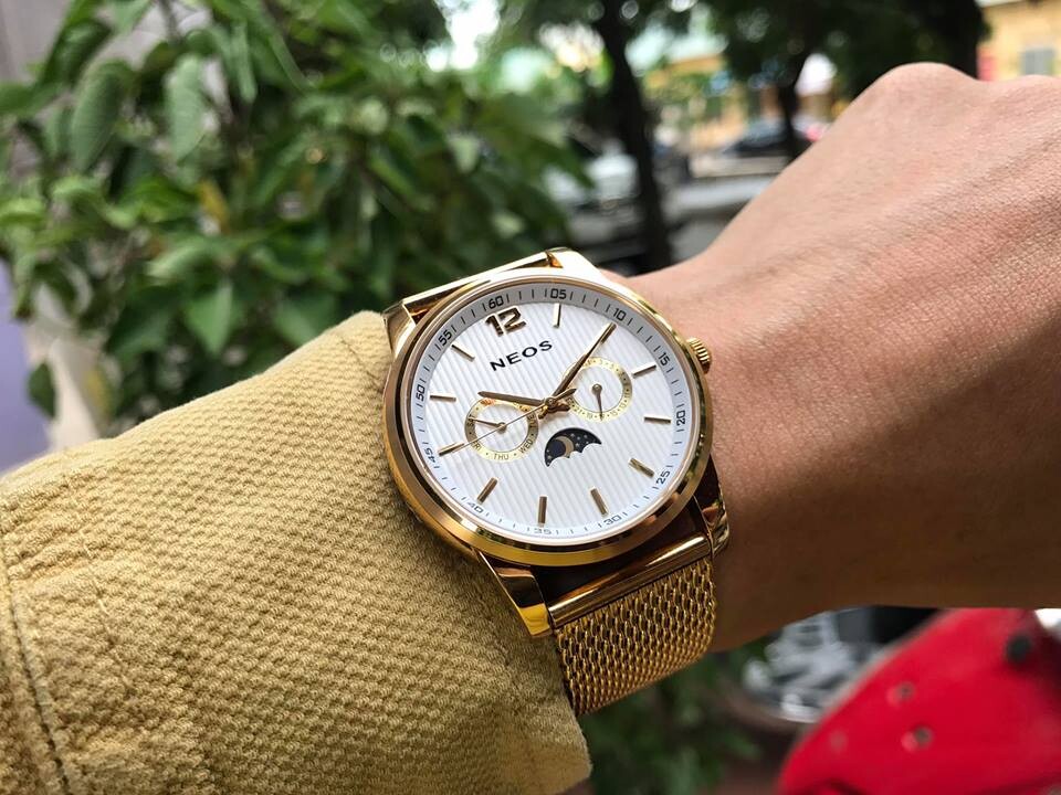 ĐỒNG HỒ NEOS DÂY THÉP LƯỚI N-40716M CHÍNH HÃNG