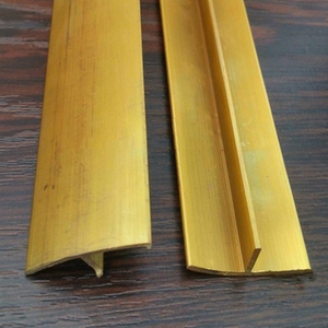 Nẹp T đồng trang trí mặt trơn