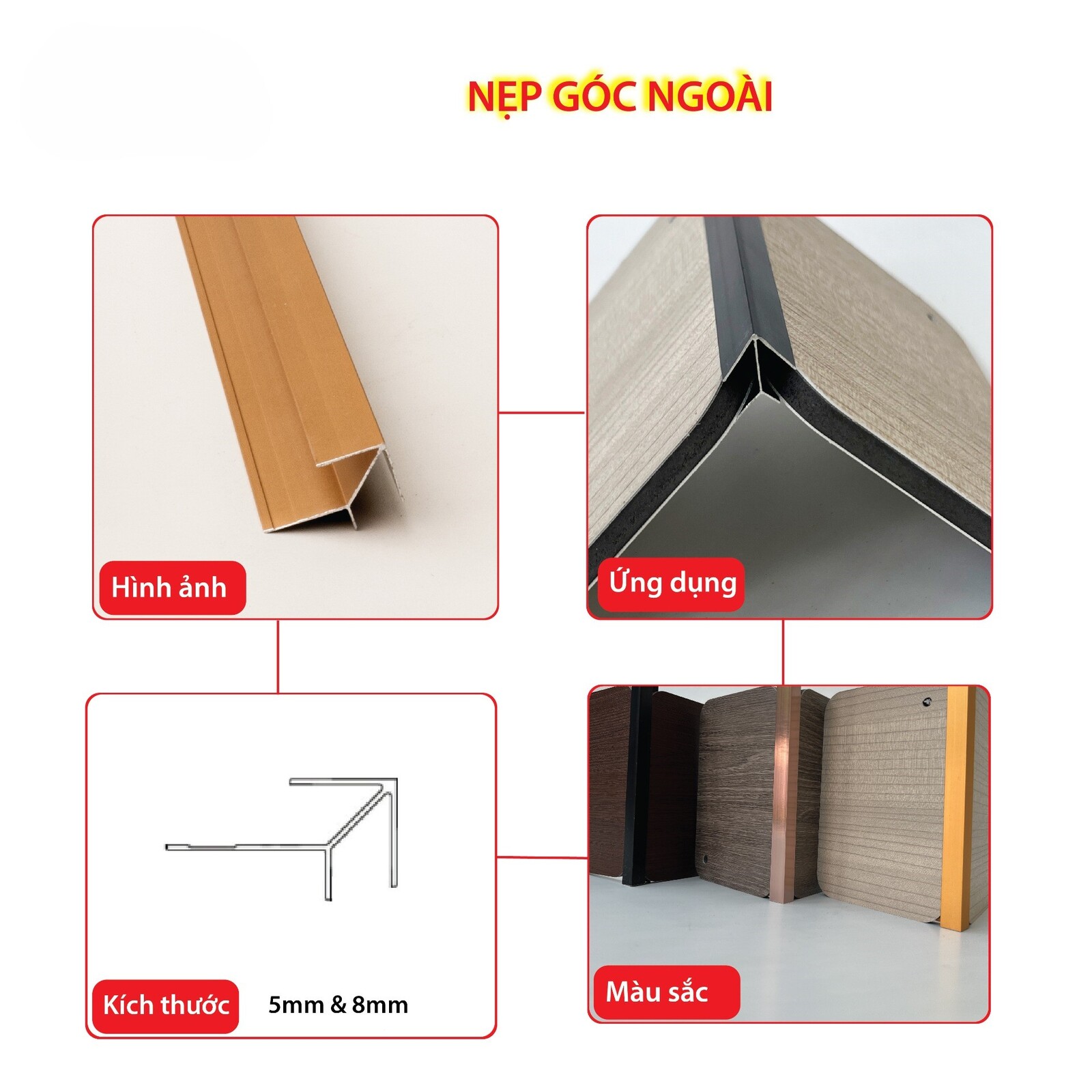 HT- Phụ kiện tấm ốp sợi than tre